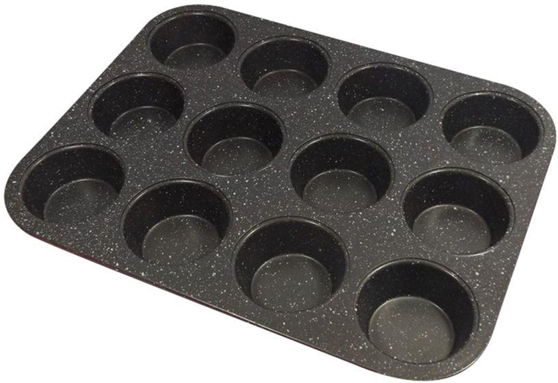 12 Piece Cupcake Moulds Set N420801 - Black