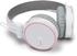 iLuv Ref Fashionable Deep Bass Headphones with Canvas Fabric Exterior (IHP635WHT) - White