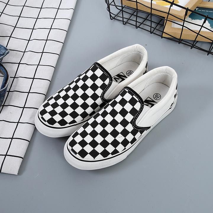vans Chess board skateboard shoes for Men and Women couple shoes black and  white 35 price from kilimall in Kenya - Yaoota!