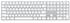 لوحة مفاتيح لاسلكية ماجيك مزوّدة بلوحة مفاتيح رقمية - باللغة الإنجليزية الأمريكية أبيض