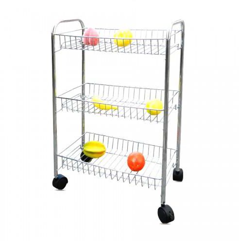 In-House RS-4510 3-Tier Stainless steel Kitchen Trolly Rack