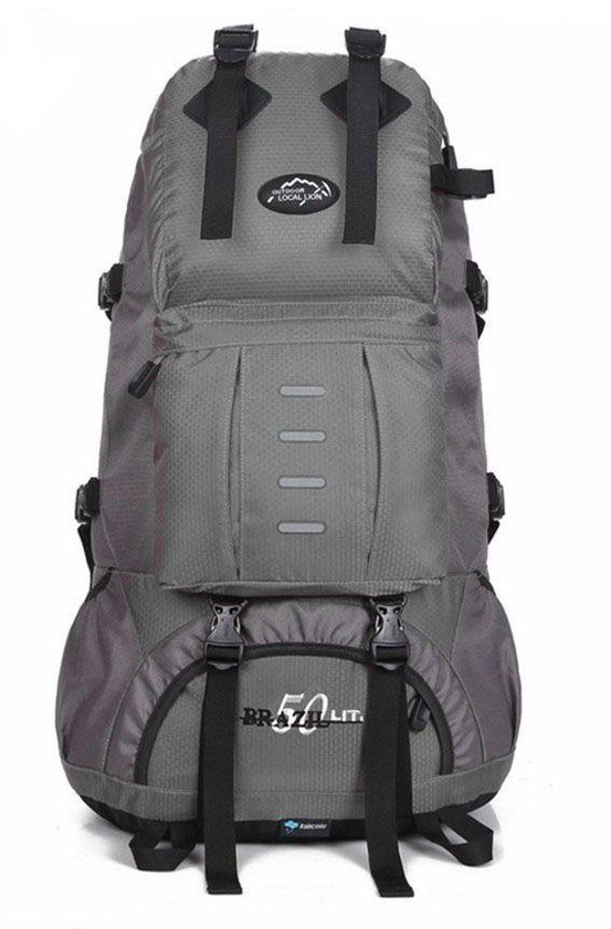 Local Lion Waterproof Camping Backpack [442GR] GRAY