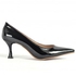 vbranda Classic Closed Sandals With Heels-BLACK SHINY