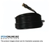 Ipohonline 15M RG59 Coaxial CCTV Camera Cable with BNC connectors (Black)