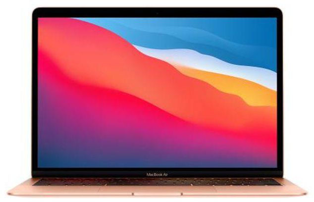 Apple MacBook Air 13 With Retina Display (Late 2020) - M1 Chip - 8GB RAM - 256GB SSD - 13.3-inch - Integrated GPU - MacOS - Gold (Arabic/English Keyboard)