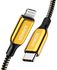 كابل انكر 2020 اصدار خاص 24K ذهبي USB C الى لايتنينج (6 اقدام) باورلاين+ III، كبل لايتنينج معتمد من MFi لموبايل iPhone SE / 11/11 Pro / 11 Pro Max/X/XR/XS Max، يدعم توصيل الطاقة