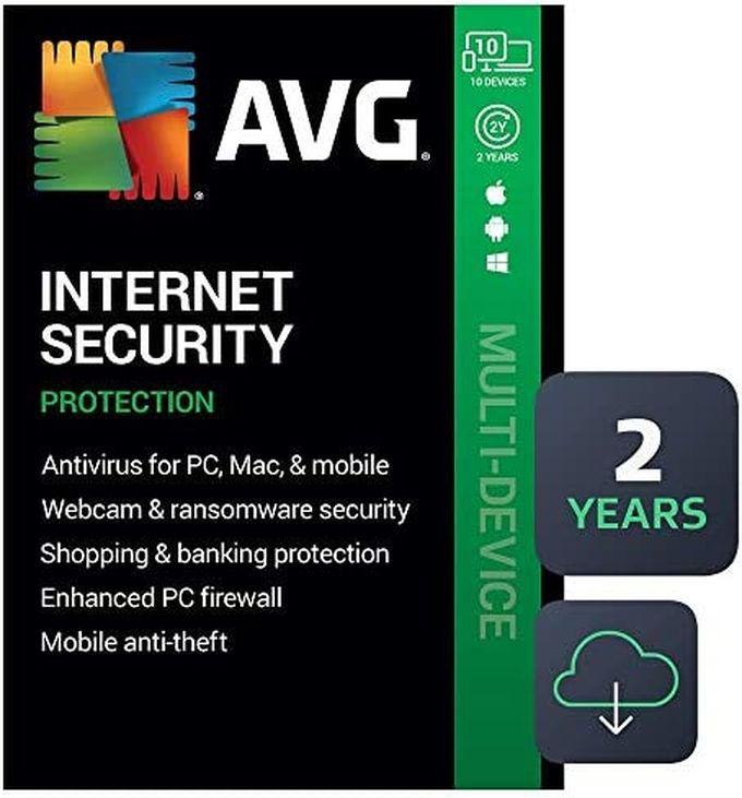 Avg Internet Security 2022 For 3 Devices - 2 Years