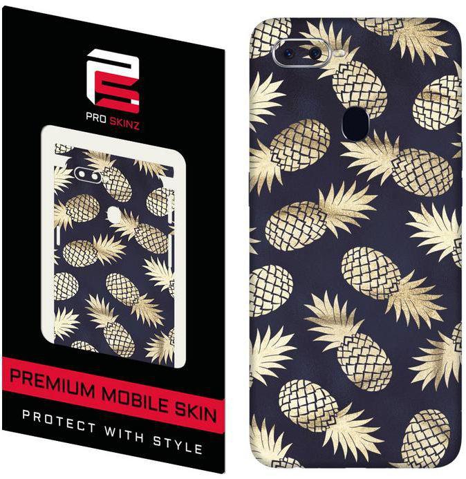 Oppo F9 Skin Protection Gold Pinapple