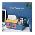 Multifunctional Tissue Box Cover With Mobil Holder
