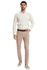 DeFacto Side Pocket Button and Zip-Up Closure Straight Fit Pants for Men - Beige, 32x30