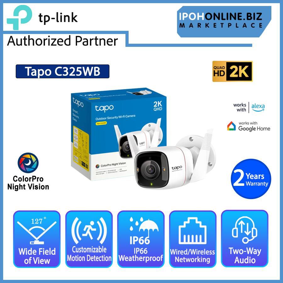 TP-Link Tapo C325WB 2K QHD 4MP Security Wi-Fi CCTV ONVIF IP Camera