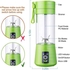 Portable Blender, Personal Blender, Small Fruit Mixer with 6 Blades, Electric USB Rechargeable Juicer Cup, Fruit Mixing Machine Home,Travel,BBQ (Green)