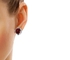 His & Her 0.34 Cts Diamonds & 6.4 Cts Garnet Earrings in 18KT Yellow Gold (GH Color, PK Clarity)