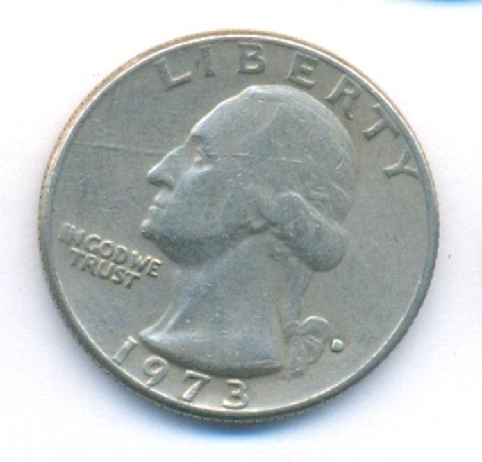 امريكا - ربع دولار جورج واشنطون 1973