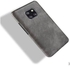 Leather Protective Case Cover For Huawei Mate 20 Pro Grey
