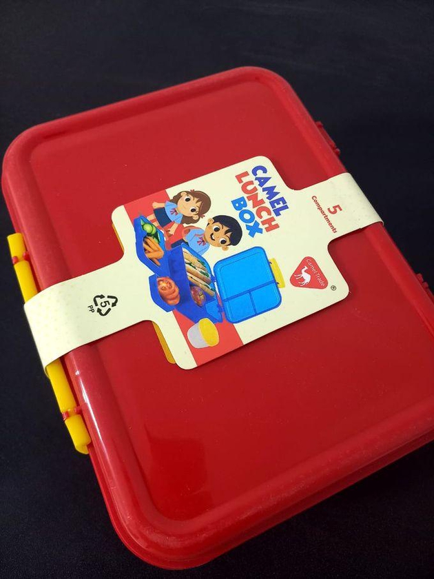 Camel Lunch Box, - Red