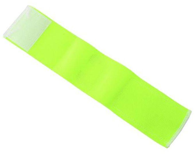 NEW Football Soccer Captain Armband Flexible Sports Adjustable Player Bands Fluorescent Colorful(GREEN)
