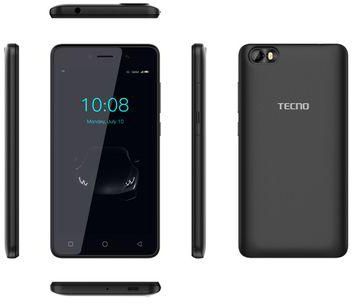 Tecno F1 - موبايل 5.0 بوصة - 8 جيجا بايت - ثنائي الشريحة - أسود