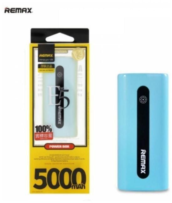 Remax Proda E5 باور بانك - 5000 مللي أمبير/ساعة - أزرق