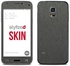 Stylizedd Premium Vinyl Skin Decal Body Wrap For Samsung Galaxy S5 Mini - Brushed Steel