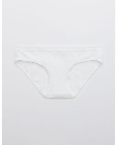 Aerie Cotton Bikini Underwear - White