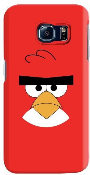 Stylizedd  Samsung Galaxy S6 Edge Premium Slim Snap case cover Matte Finish - Red - Angry Birds  S6E-S-31M