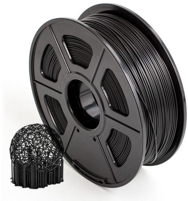 Generic SUNLU PLA+ 3D Printer Filament 1.75mm Dimensional Accuracy +/- 0.02mm 1kg(2.2lbs) Spool, Black