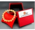 REBUY Citrine Stone Bracelet 10 mm Beaded Natural Crystal Healing Bracelet Gemstone Jewelry Stone Bracelet for Men & Women