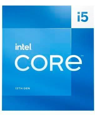 Intel Core i5 13400 13th Generation Desktop PC Processor Box CPU APU 20 MB Cache 10 Cores 16 Threads 4.60 Ghz Clock Speed 3 Years Warranty with Fan LGA 1700 Socket (Graphics Card not Mandatory)