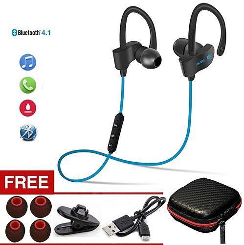 S4 Pro Bluetooth Headphones Sweatproof Sports Earphones Wireless Headset Bluetooth 4.1 Stereo Music Earbuds Earphones With Microphone GOODNUTS