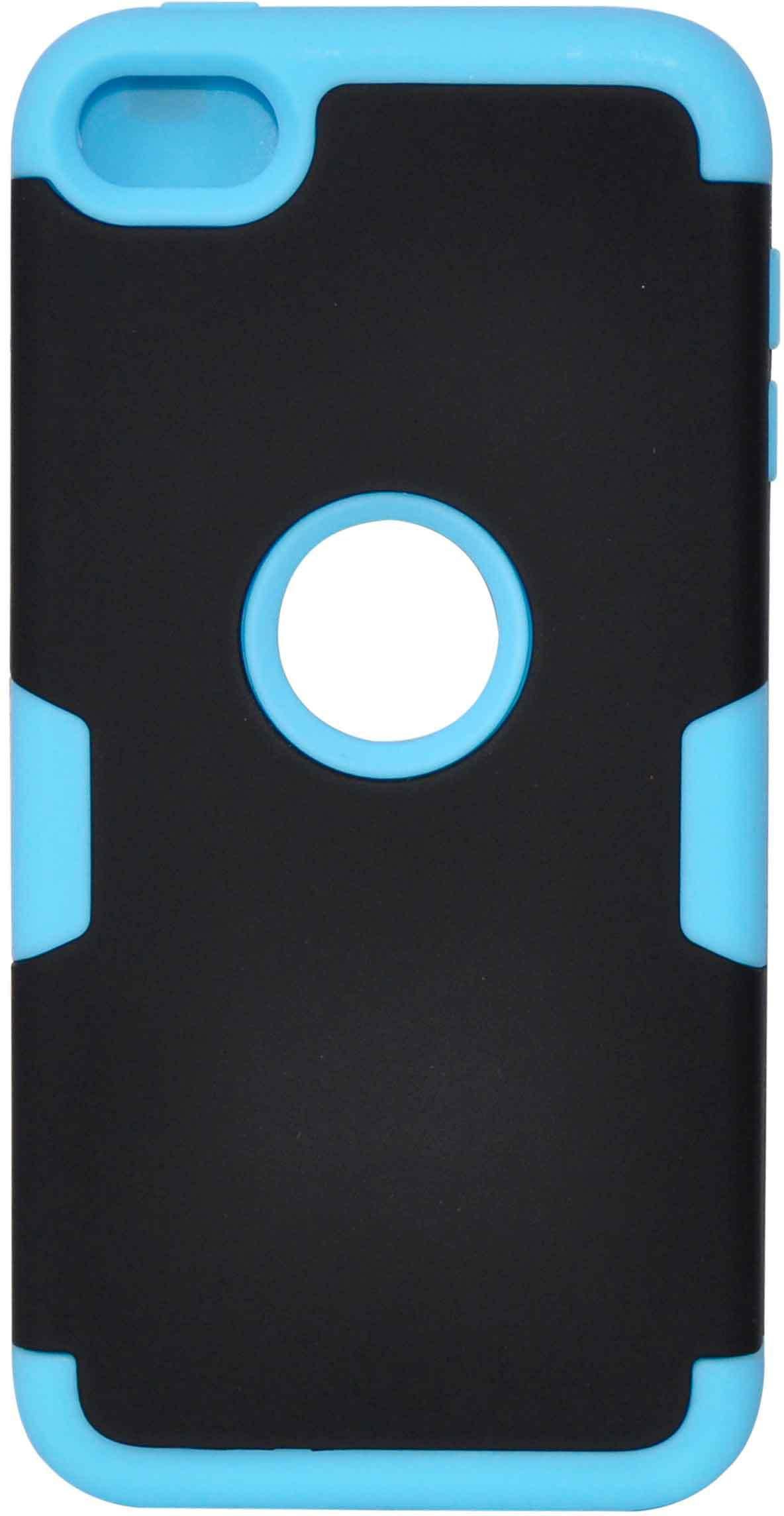 Coverking For iPod Touch 5 Heavy Duty Defender Hybrid Rugged Silicone Hard Case Cover Blue Black
