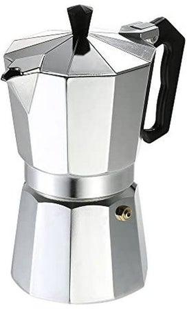 Cup Aluminum Espresso Percolator Coffee Stovetop Maker Mocha Pot Silver