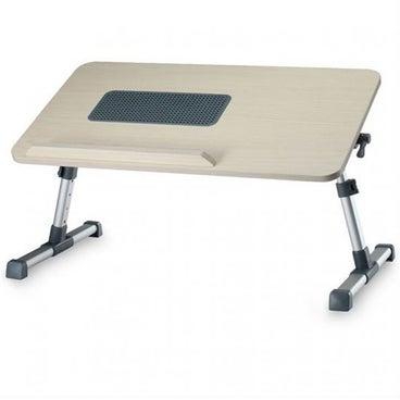 Adjustable Folding Laptop Cooling Table Beige