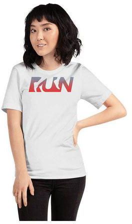 Printed Run T-Shirt White