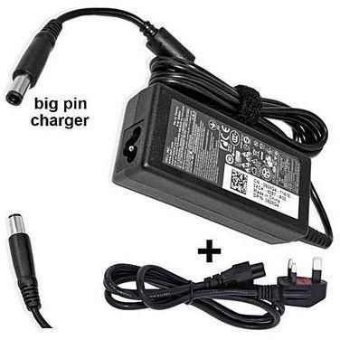 DELL Laptop Adapter Charger 19.5V 4.62A - (Big Pin) + Power Cable.