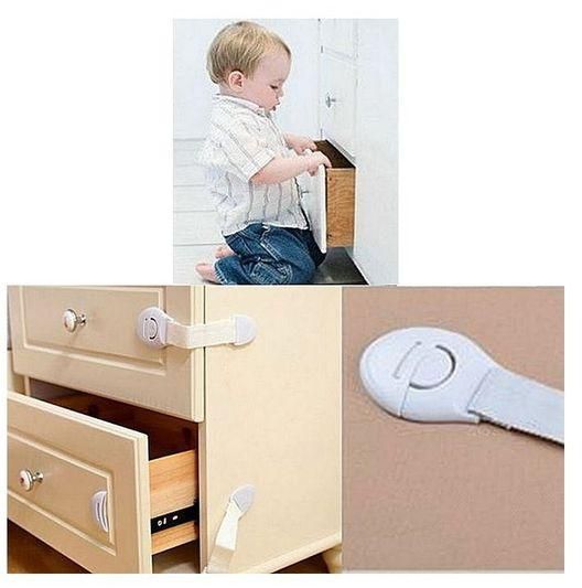 Allwin Infant Baby Kids Toddler Safety Fridge Drawer Door Cabinet Cupboard Locks