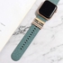 Mobilic Decorative Rings Loops Compatible With Apple Watch Silicone Bands Charms 45mm 44mm 42mm 41mm 40mm 38mm Iwatch Series 8 7 6 5 4 3 2 1 Watchband Metal Diamond Charms Accessories