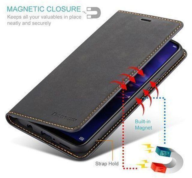 Samsung Galaxy S8plus, Magnet Wallet Cover Luxury Leather Flip Case