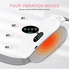 White Portable Menstrual Cordless Heating Pad Electric Wireless Heating Massager Pad For Lower Back Stomach Pain Relief Period Cramps Comfier Belly Device Usb Warming Waist Belt 3 Heat Levels 4 Modes