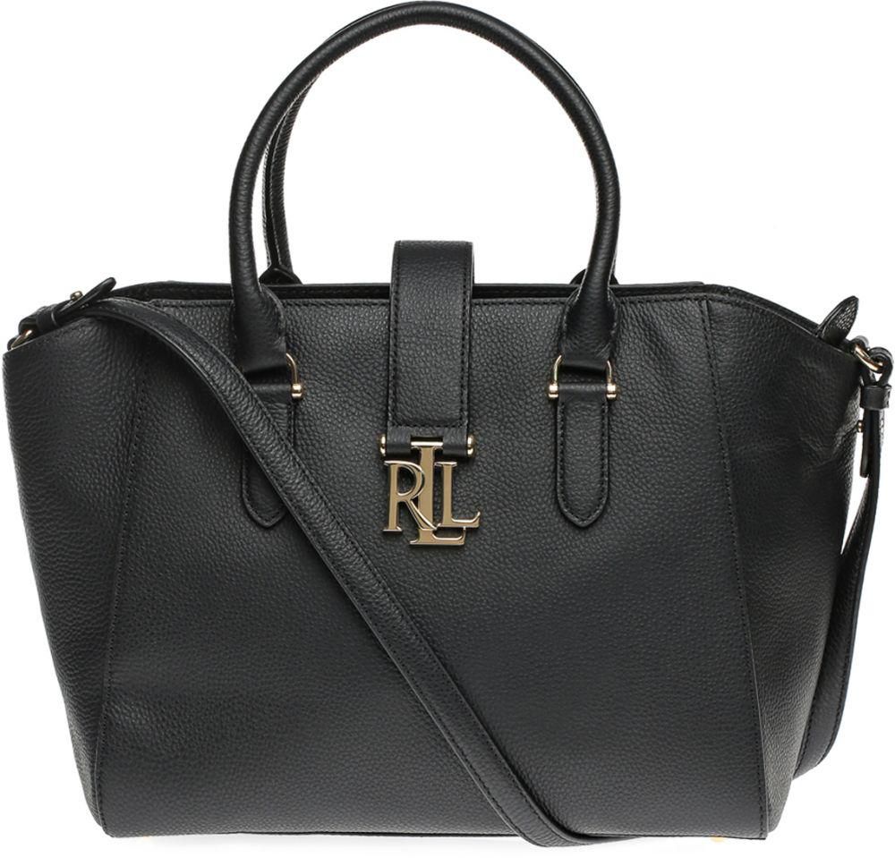 Lauren By Ralph Lauren 431624843001 Tote Bag for Women - Leather, Black