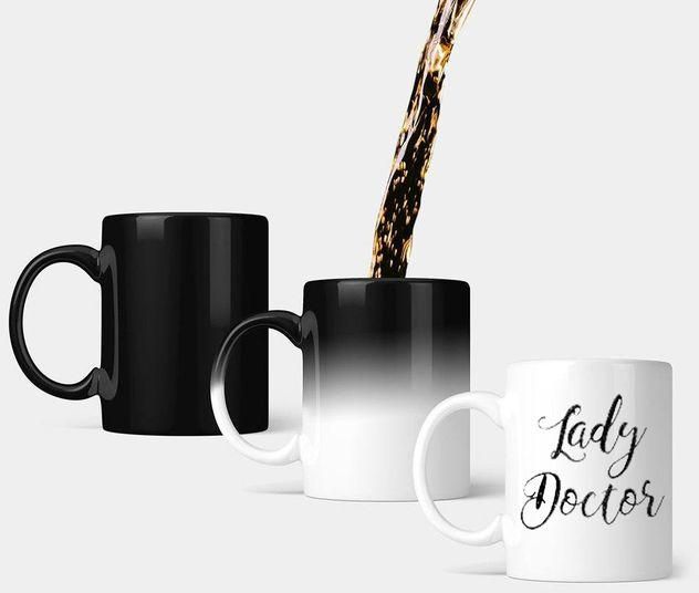 مج سحري Doctor Cup Mug Coffee Magic Mug Espresso Gift Pr-9020