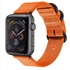 For Apple Watch Series 7 45mm Lightweight Woven Nylon Sport Strap - Orange
