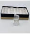 A set of coffee cups with an elegant and modern design of 12 pieces / transparent