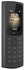 هاتف 110 ثنائي الشريحة ويدعم تقنية 4G، لون أسود - إصدار الشرق الأوسط