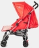 Lightweight Baby Stroller With Reclining Seatback And Extended Canopy Foldable Compact Stroller Fit For Newborn Babies Till 4 Years Kids Multicolour