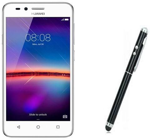 Huawei Y3 II - 4.5" - 3G Dual SIM Mobile Phone - White + Multi Stylus 4 in 1 High Tech Pen