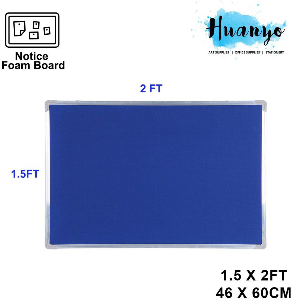 Huanyo Aluminium Frame Notice Foam Board (1.5' X 2')