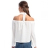 MISSGUIDED White Polyester Off Shoulder Blouse For Women
