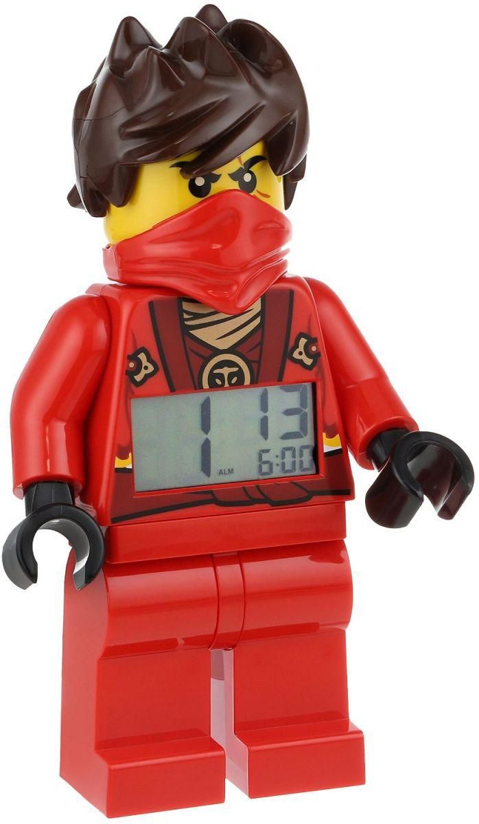 LEGO Kids Ninjago Kai Minifigure Alarm Clock