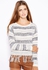 Striped Fringe Sweater